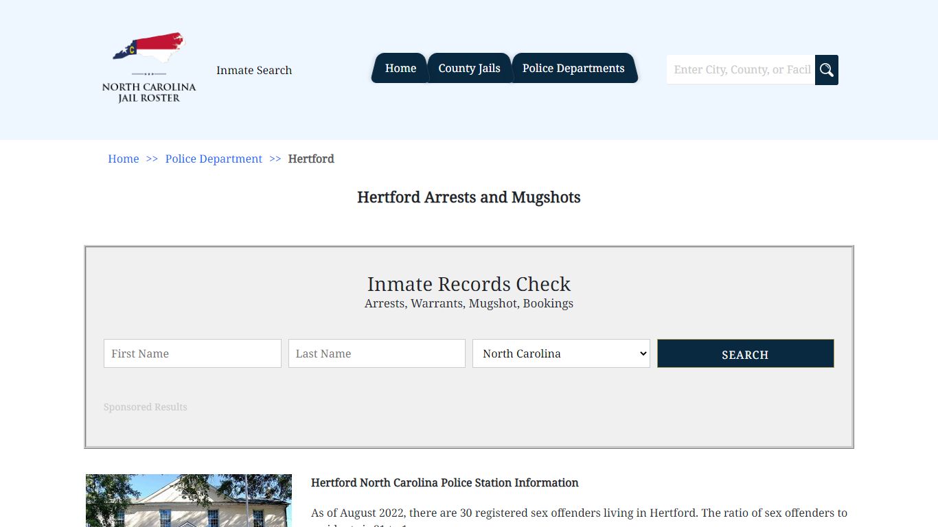 Hertford Arrests and Mugshots | North Carolina Jail Roster